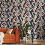 Elegant Floral Motif Wallpaper - C995 - WallTrend