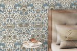 Elegant Floral Ornament Wallpaper - D523 - WallTrend