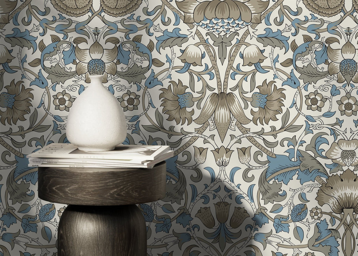 Elegant Floral Ornament Wallpaper - D523 - WallTrend