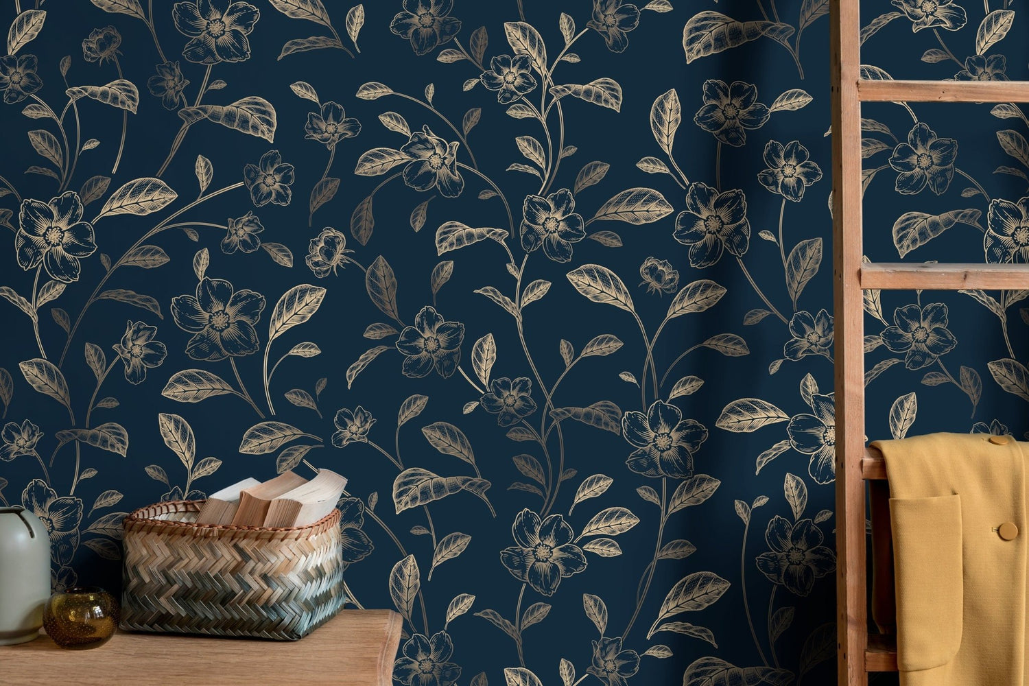 Elegant Floral Patterns Wallpaper - C719 - WallTrend
