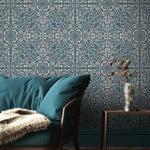 Elegant Floral Symphony Wallpaper - A586 - WallTrend