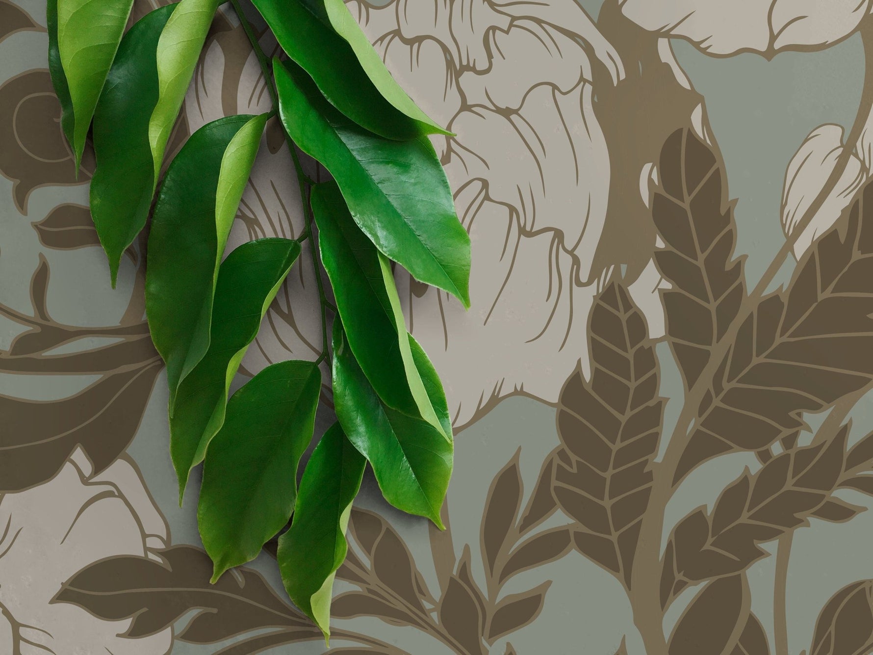 Elegant Floral Symphony Wallpaper - C291 - WallTrend