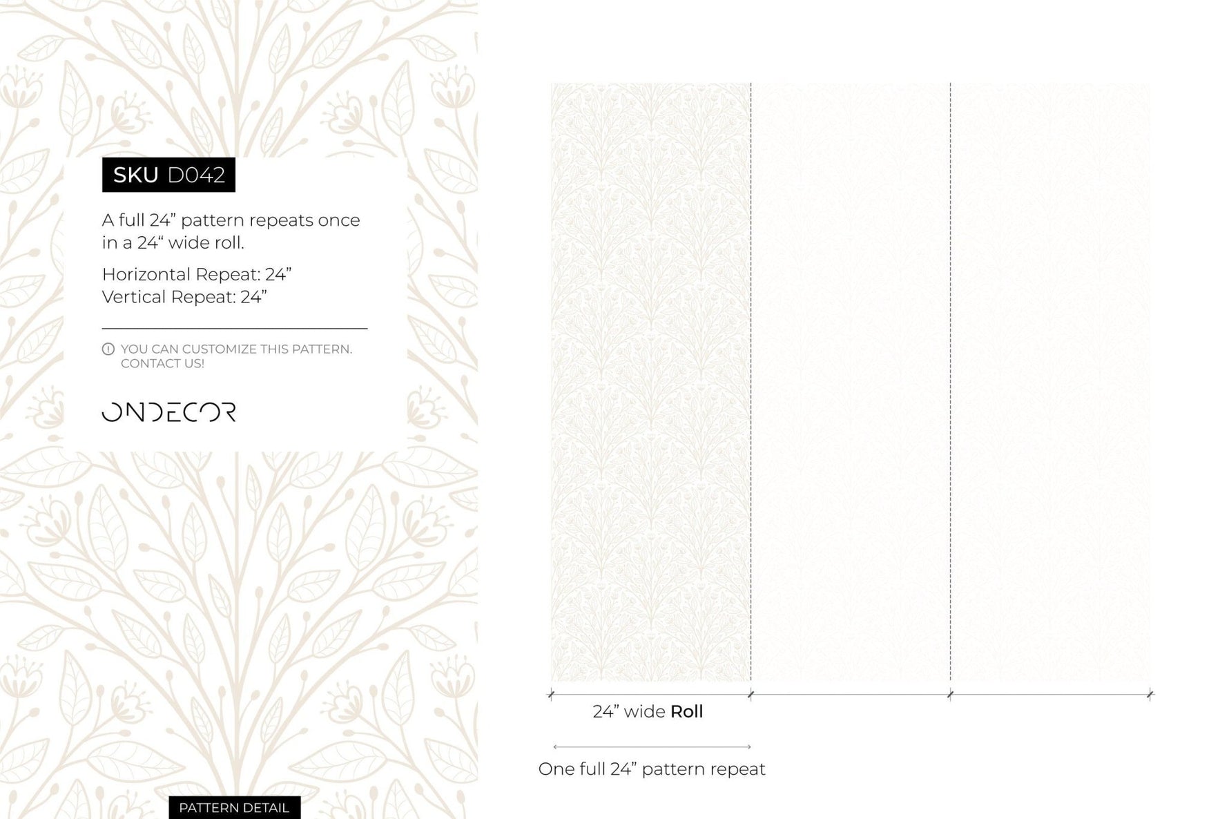 Elegant Floral Symphony Wallpaper - D042 - WallTrend