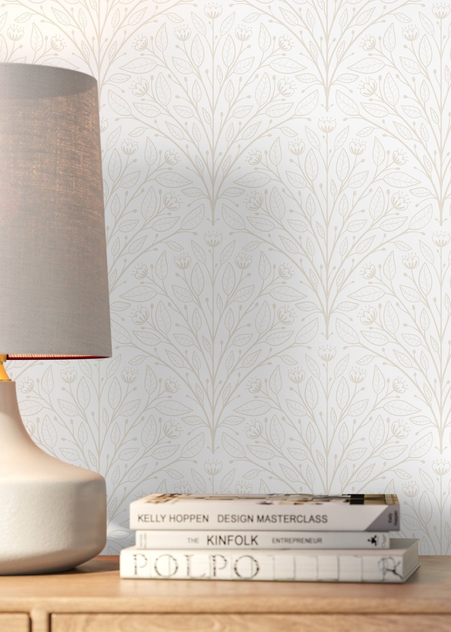 Elegant Floral Symphony Wallpaper - D042 - WallTrend