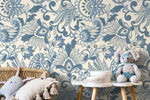 Elegant Floral Symphony Wallpaper - D087 - WallTrend