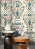 Elegant Floral Symphony Wallpaper - D220 - WallTrend