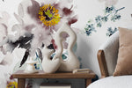 Elegant Floral Watercolor Wallpaper - B219 - WallTrend