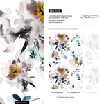 Elegant Floral Watercolor Wallpaper - B219 - WallTrend