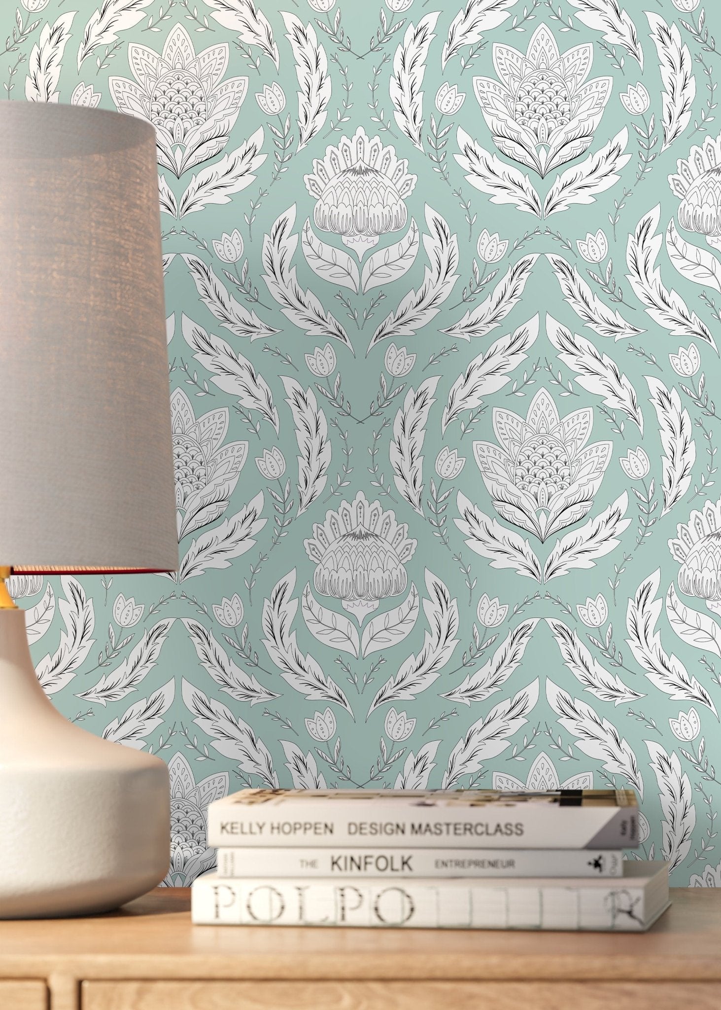 Elegant Florals Wallpaper - D060 - WallTrend
