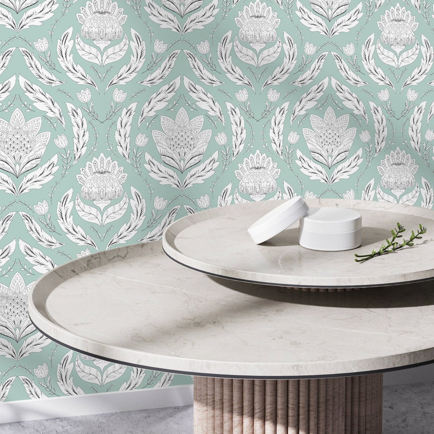 Elegant Florals Wallpaper - D060 - WallTrend