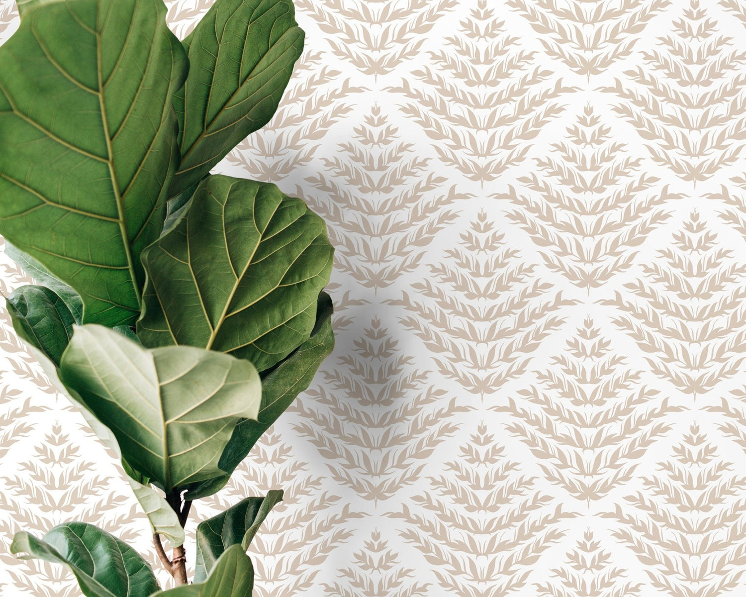 Elegant Foliage Wallpaper - C855 - WallTrend