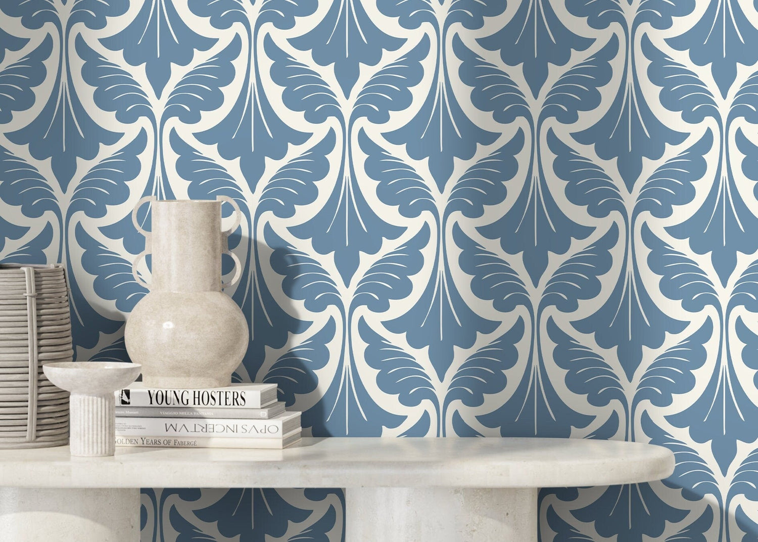 Elegant Foliage Wallpaper - D189 - WallTrend