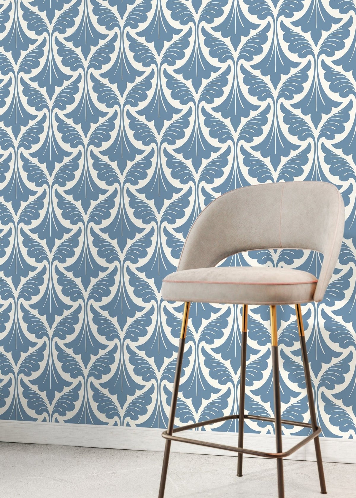 Elegant Foliage Wallpaper - D189 - WallTrend