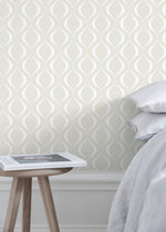 Elegant Geometric Curves Wallpaper - C564 - WallTrend