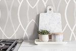 Elegant Geometric Curves Wallpaper - C890 - WallTrend