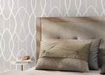 Elegant Geometric Curves Wallpaper - C890 - WallTrend