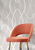 Elegant Geometric Curves Wallpaper - C890 - WallTrend
