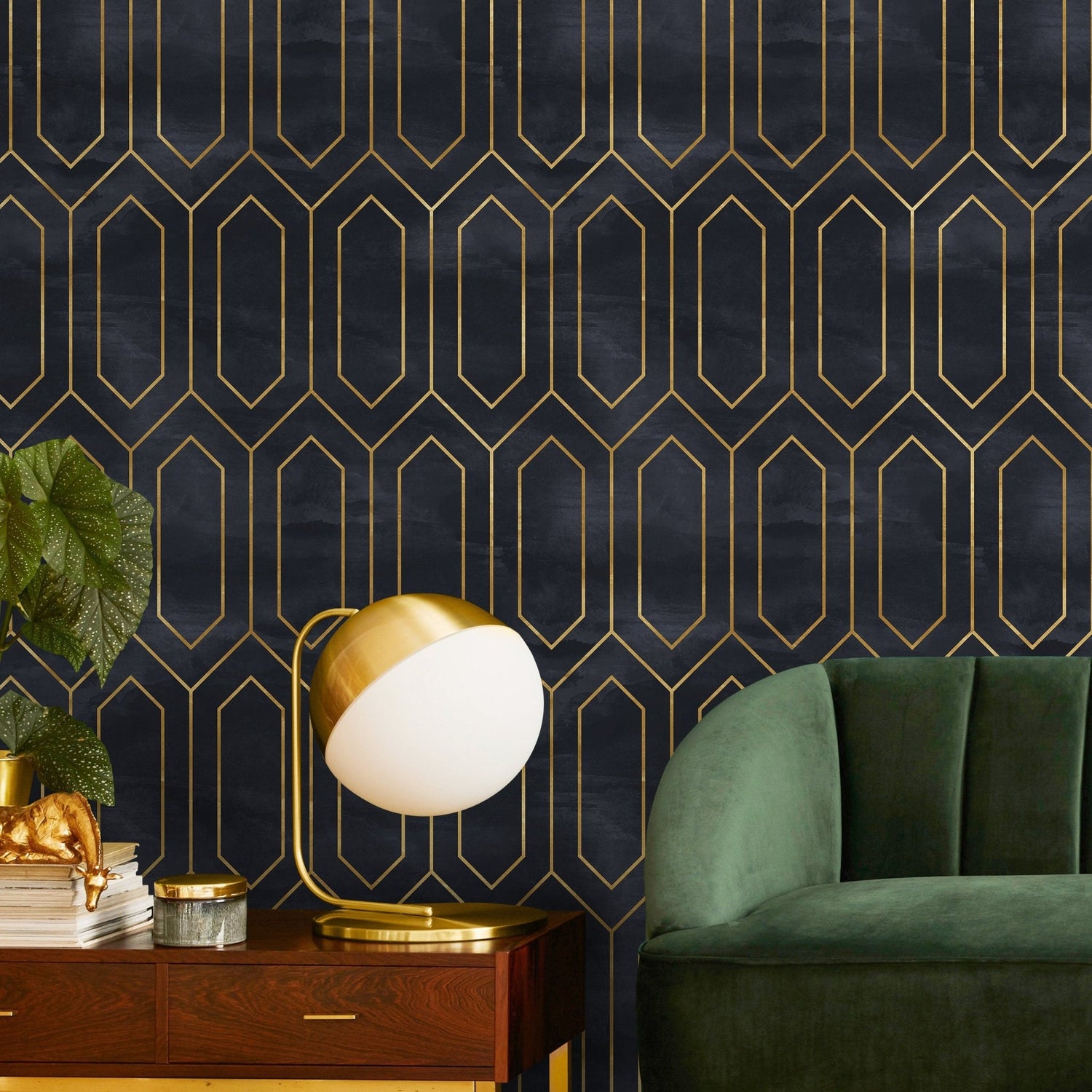 Elegant Geometric Wallpaper - A539 - WallTrend