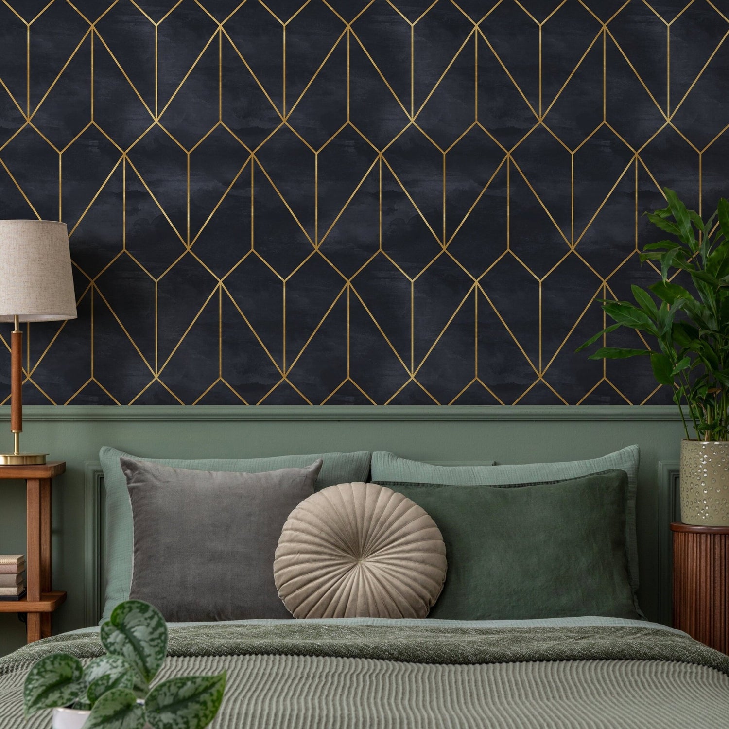 Elegant Geometric Wallpaper - A540 - WallTrend