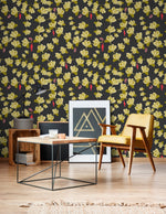 Elegant Ginkgo Leaves Wallpaper - X012 - WallTrend