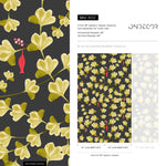 Elegant Ginkgo Leaves Wallpaper - X012 - WallTrend