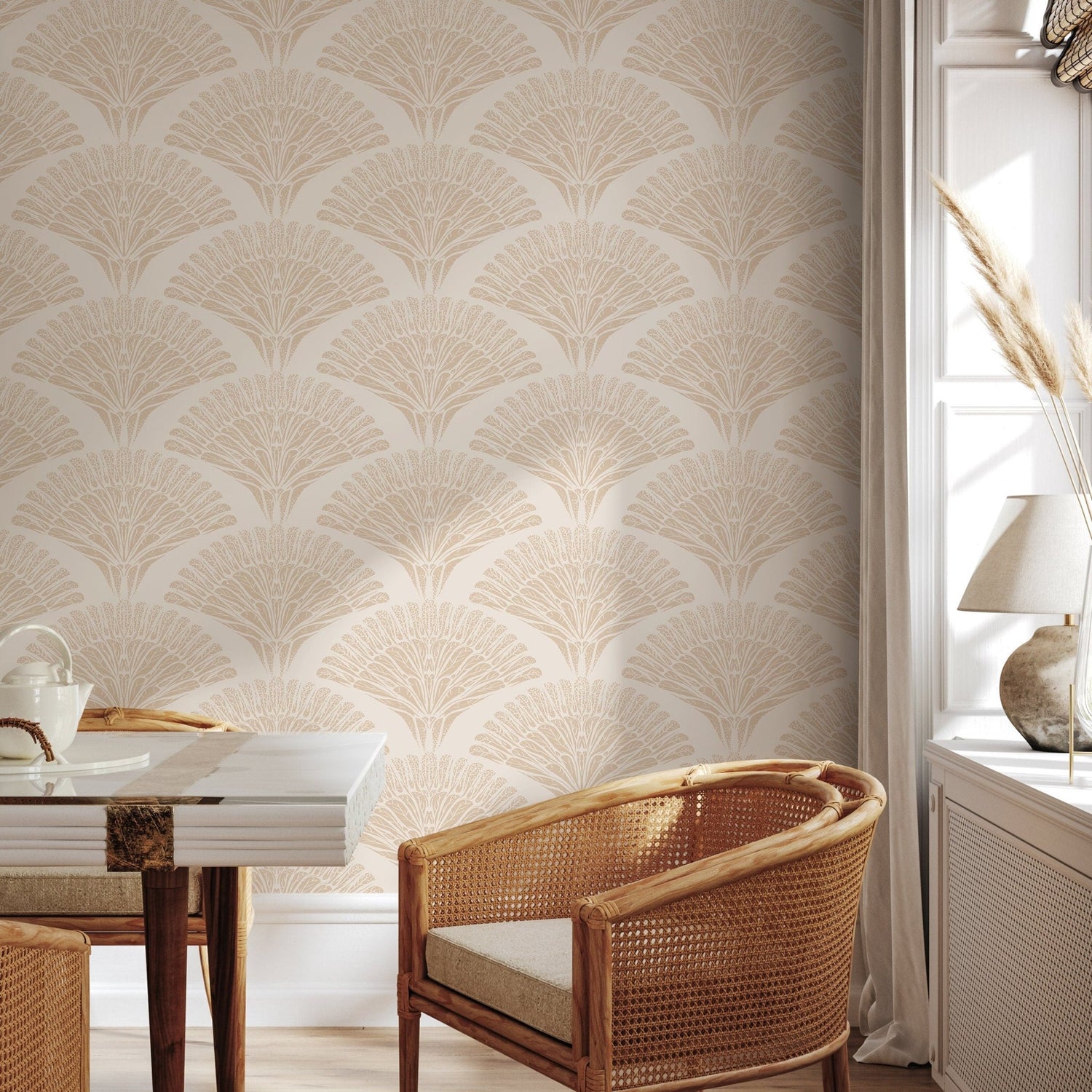Elegant Ginkgo Wallpaper - C545 - WallTrend