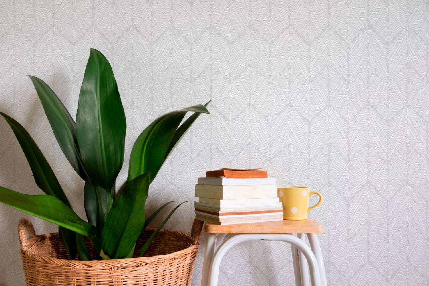 Elegant Herringbone Wallpaper - B797 - WallTrend