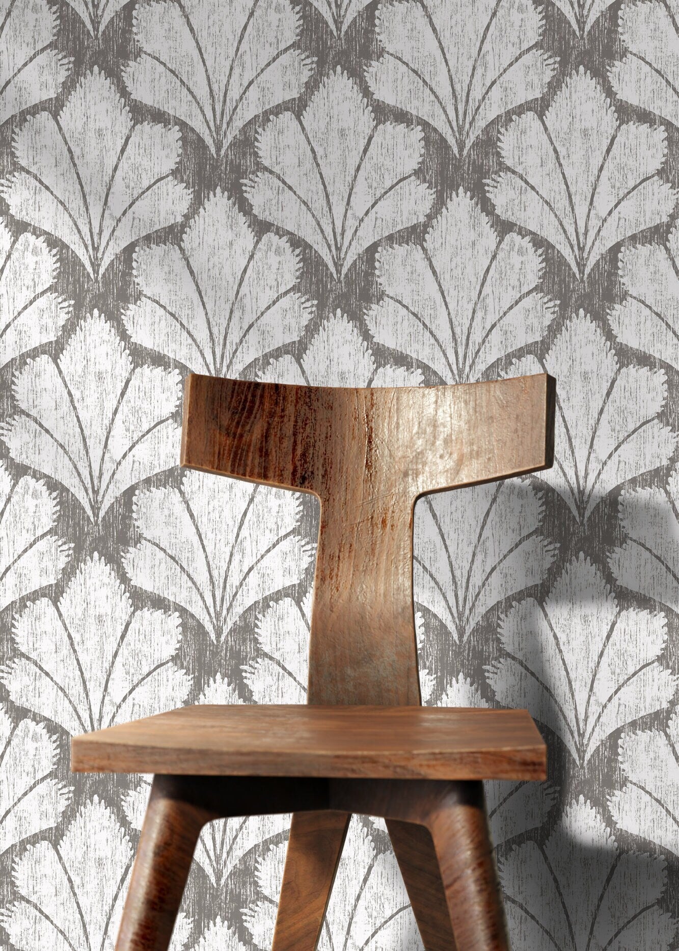 Elegant Leaf Impressions Wallpaper - C928 - WallTrend