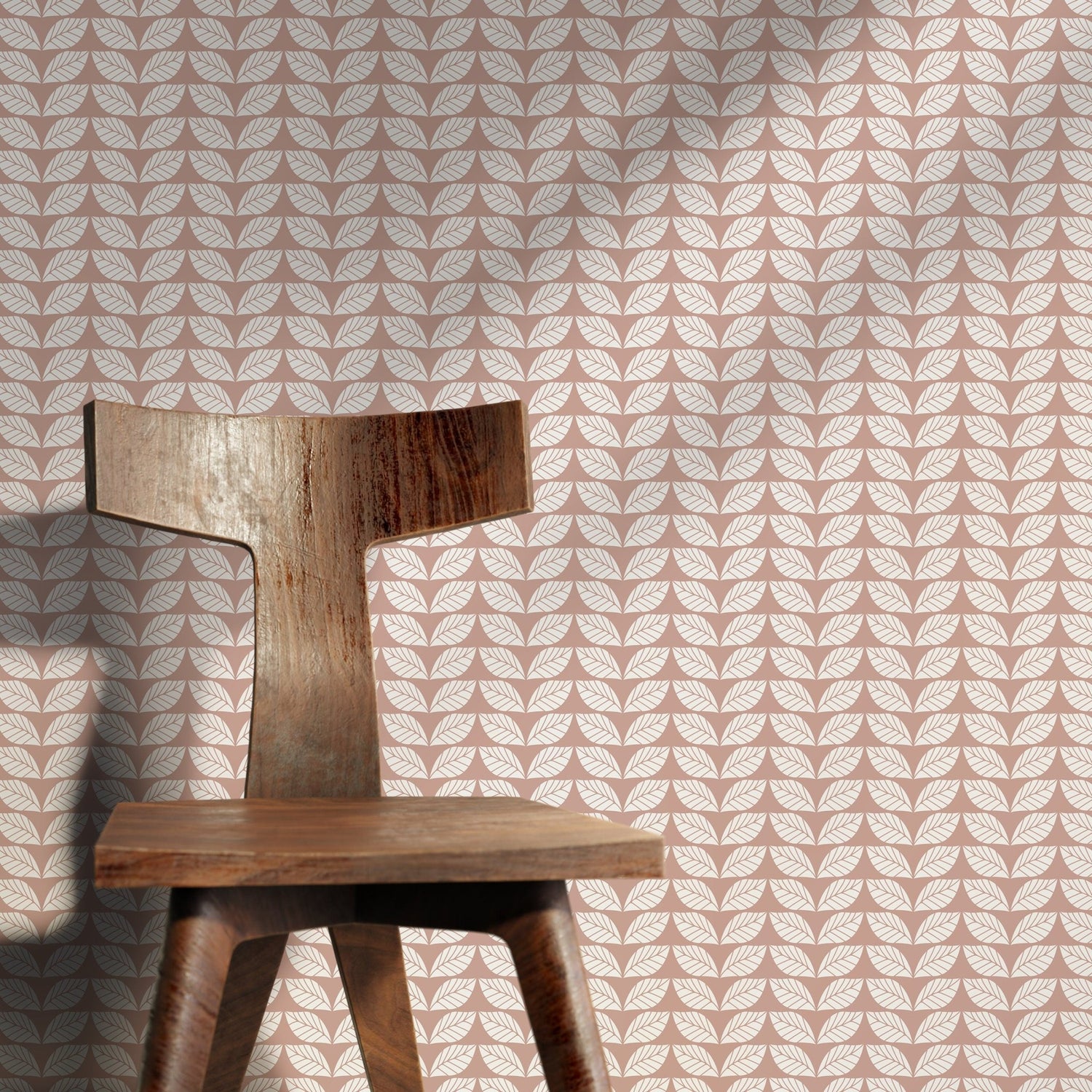 Elegant Leaf Pattern Wallpaper - C193 - WallTrend