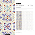 Elegant Moroccan Tiles Wallpaper - A128 - WallTrend