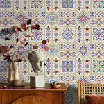Elegant Moroccan Tiles Wallpaper - A128 - WallTrend