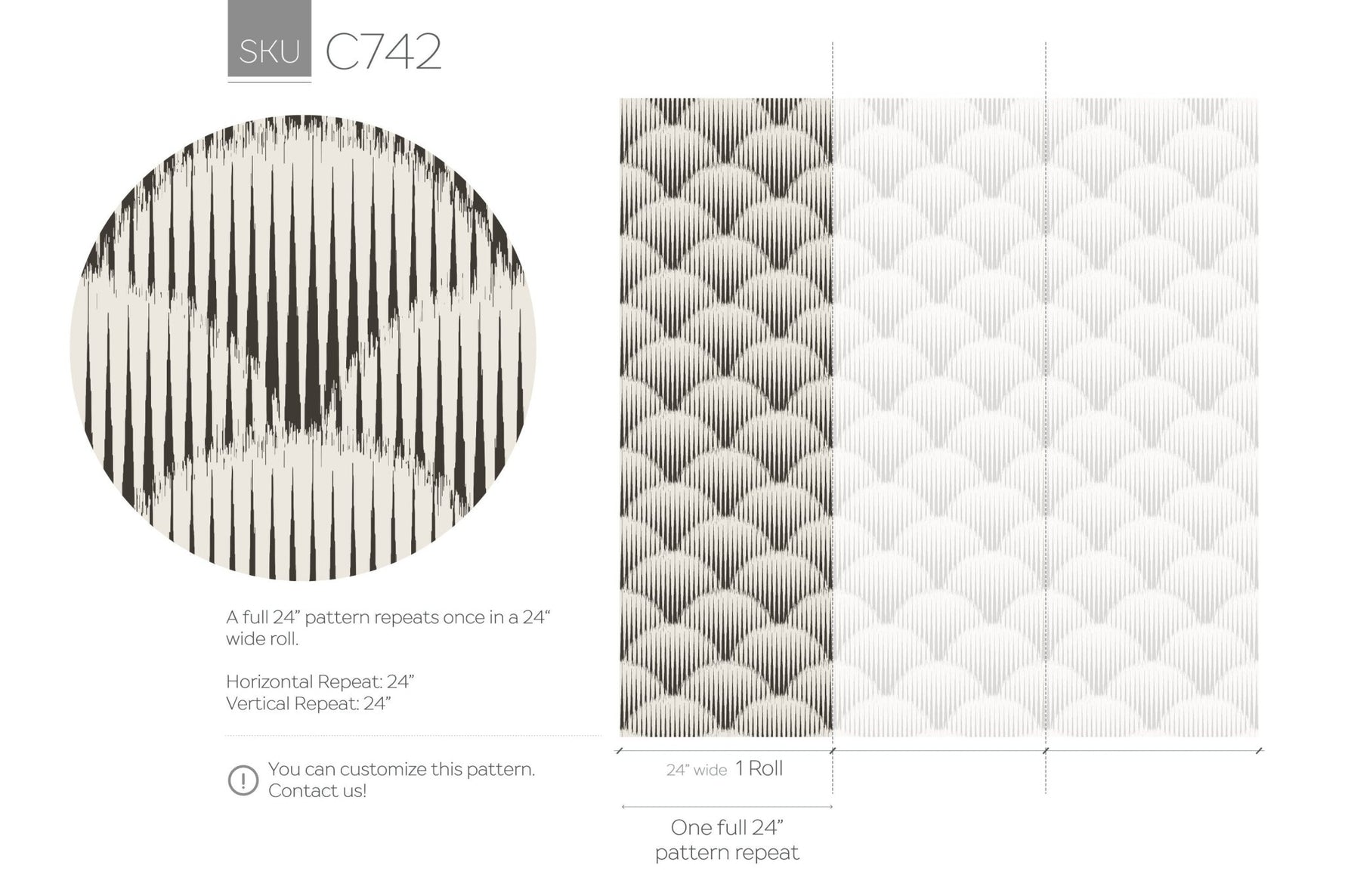 Elegant Neutral Arch Wallpaper - C742 - WallTrend