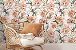 Elegant Peach Blossoms Wallpaper - D530 - WallTrend