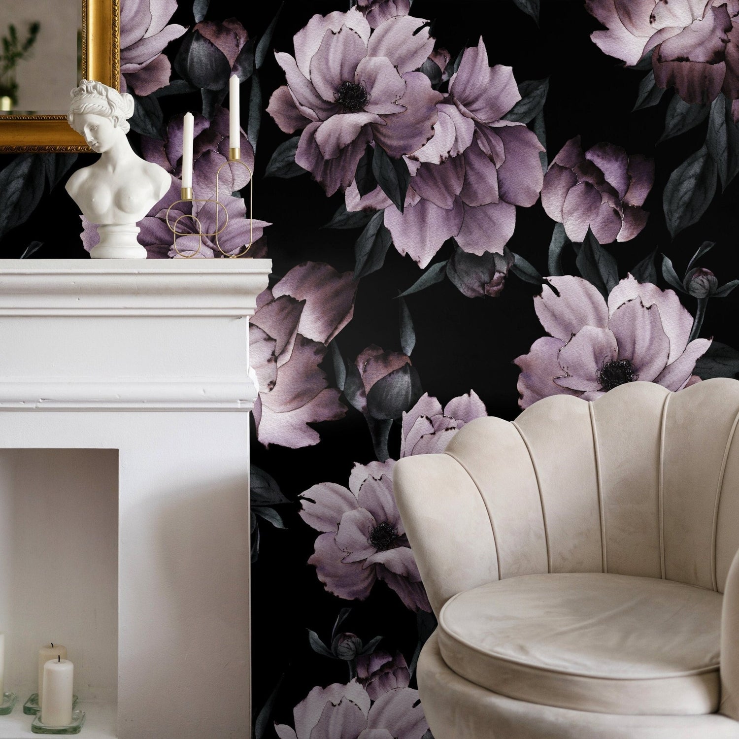 Elegant Peonies Wallpaper - B197 - WallTrend