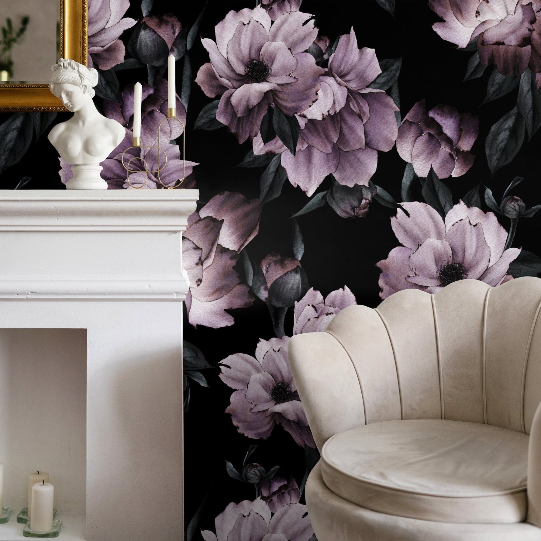 Elegant Peonies Wallpaper - B197 - WallTrend