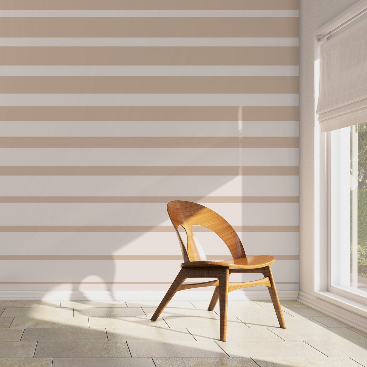 Elegant Striped Pattern Wallpaper - D730 - WallTrend