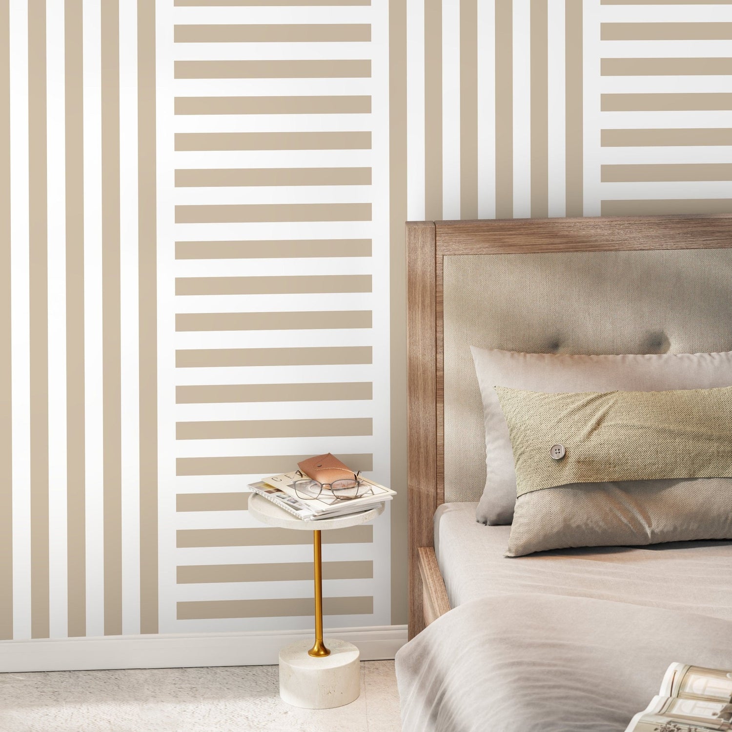 Elegant Stripes Wallpaper - D736 - WallTrend