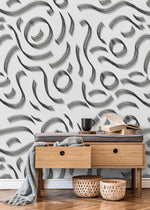Elegant Swirls Wallpaper - C527 - WallTrend