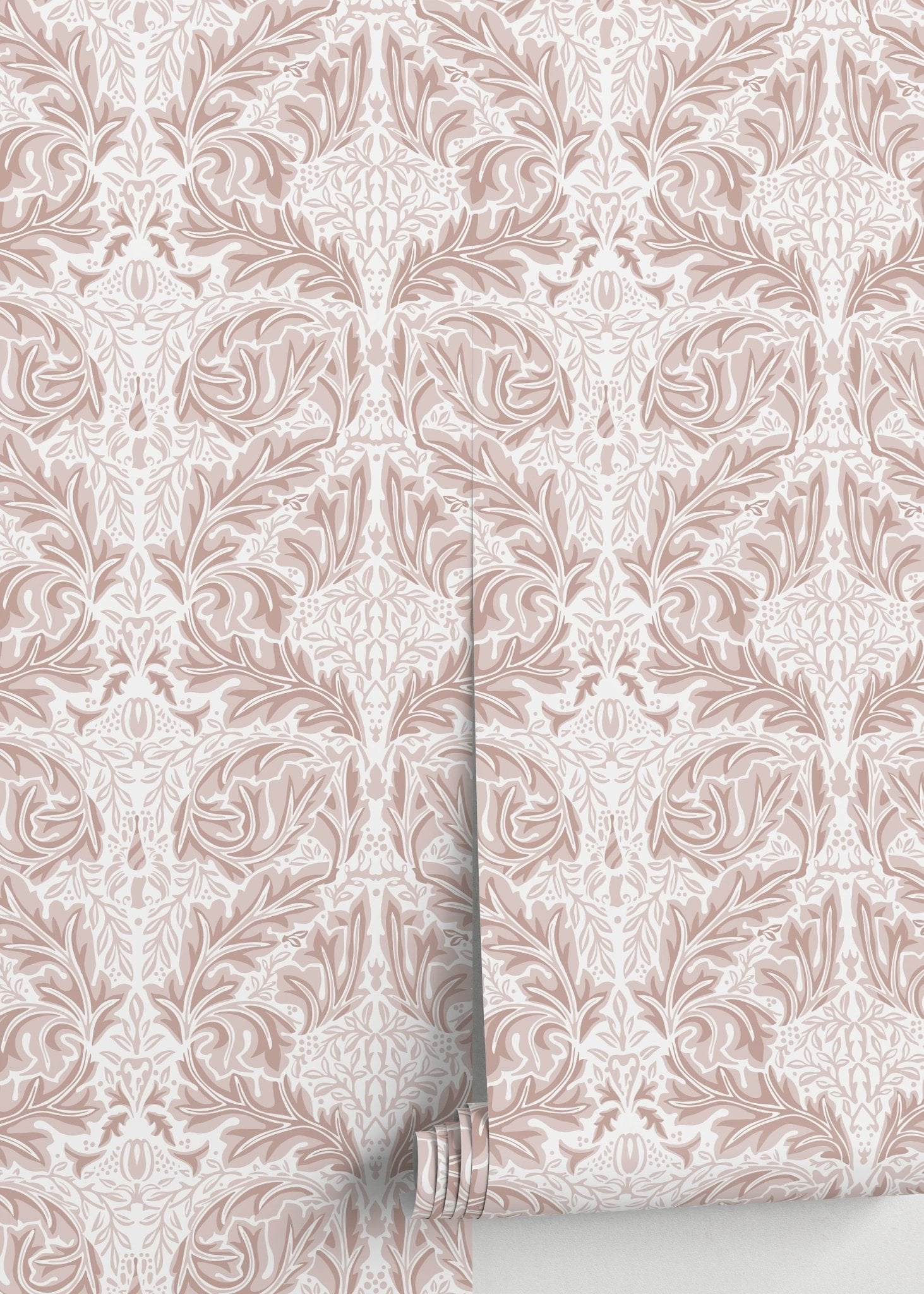 Elegant Victorian Floral Wallpaper - D267 - WallTrend