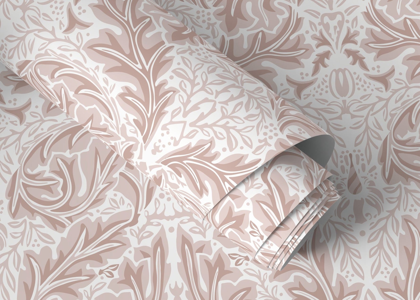 Elegant Victorian Floral Wallpaper - D267 - WallTrend