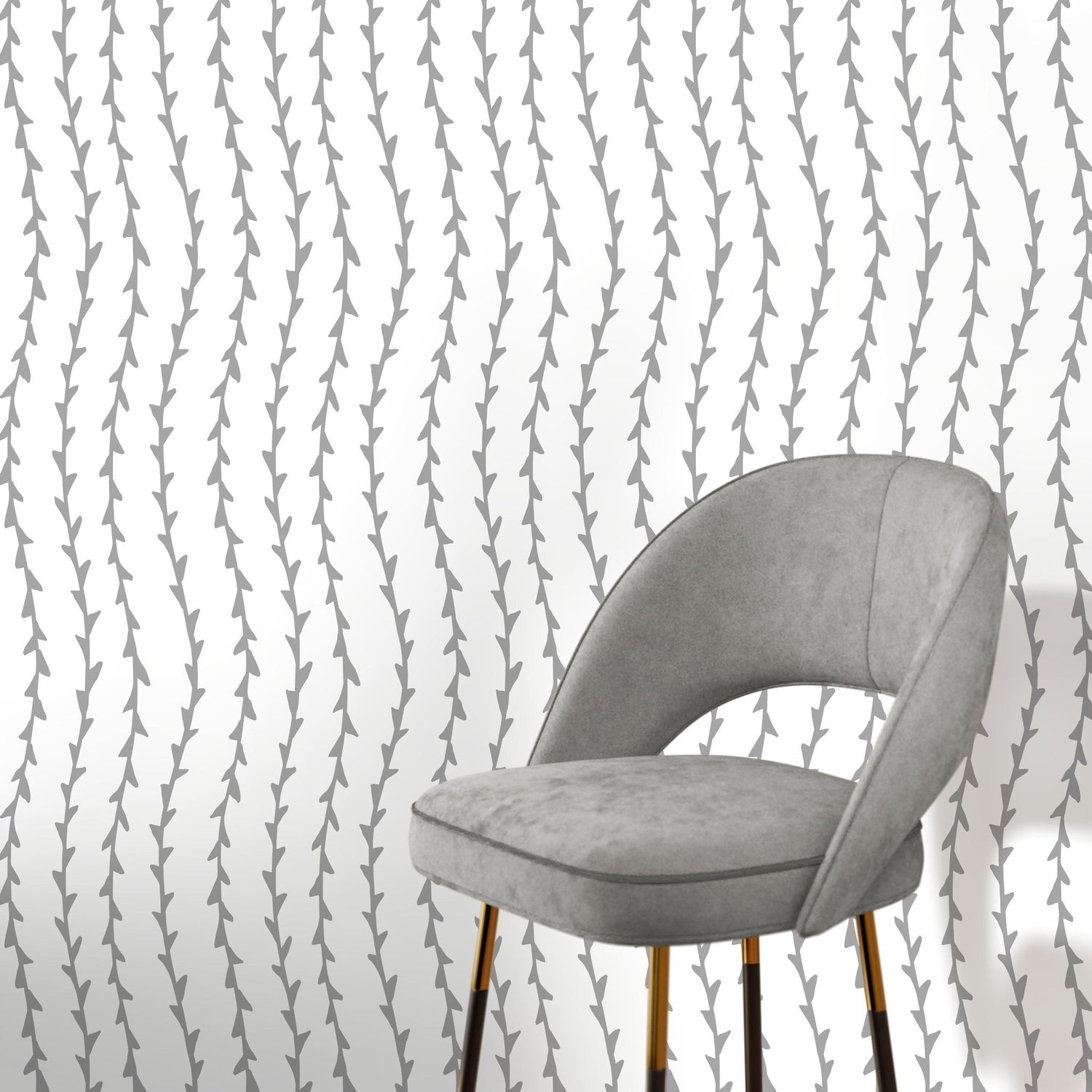 Elegant Vines Wallpaper - X055 - WallTrend