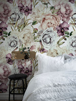 Elegant Vintage Floral Wallpaper - B185 - WallTrend