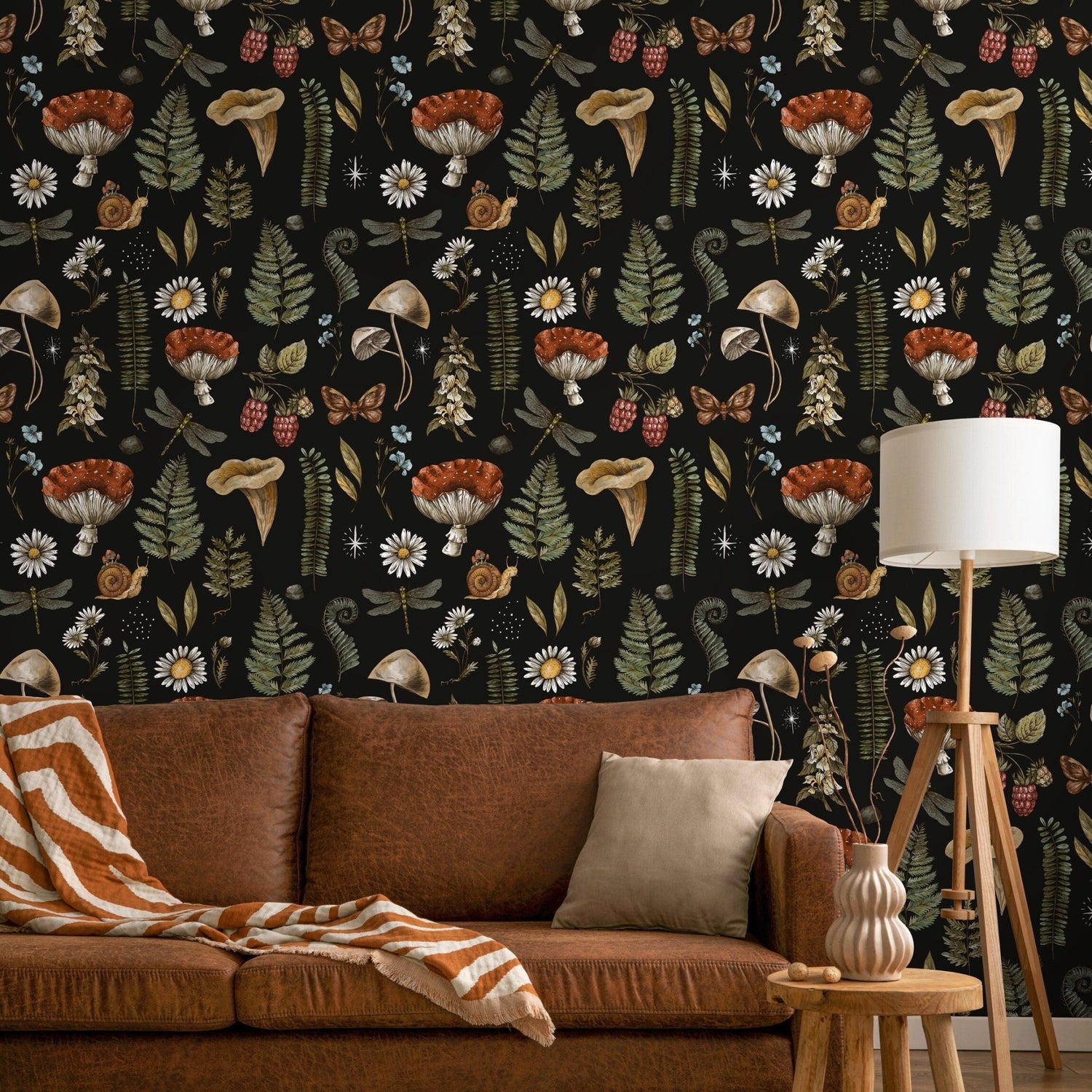 Enchanted Forest Elements Wallpaper - D821 - WallTrend