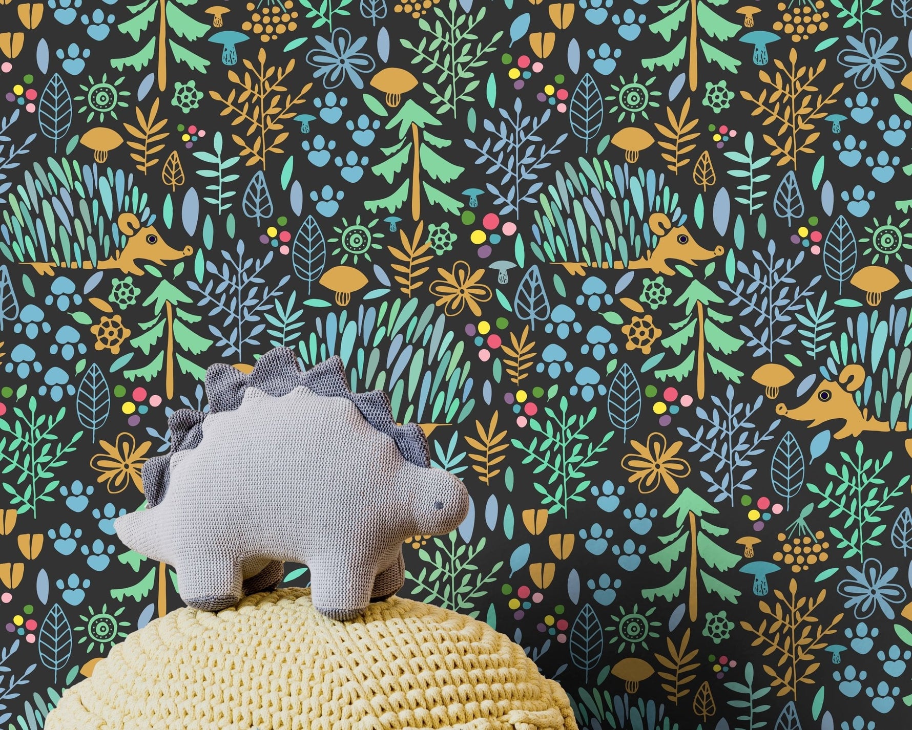 Enchanted Forest Friends Wallpaper - C044 - WallTrend