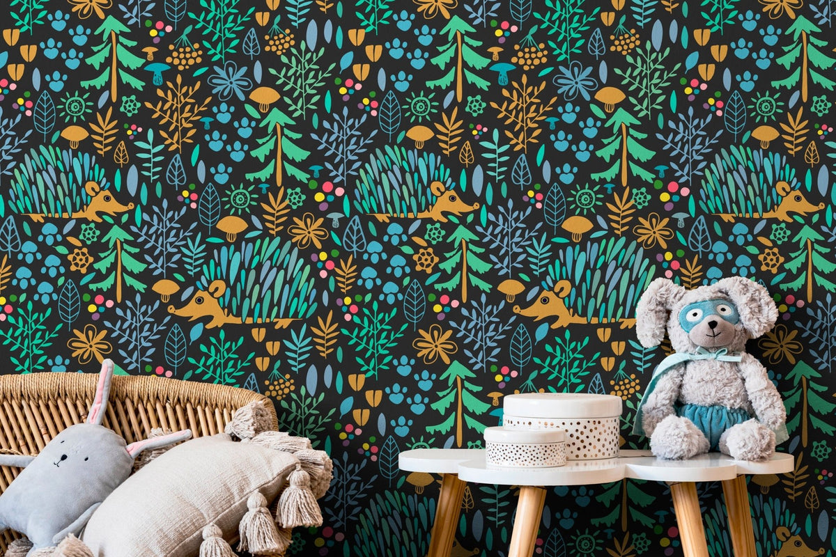 Enchanted Forest Friends Wallpaper - C044 - WallTrend