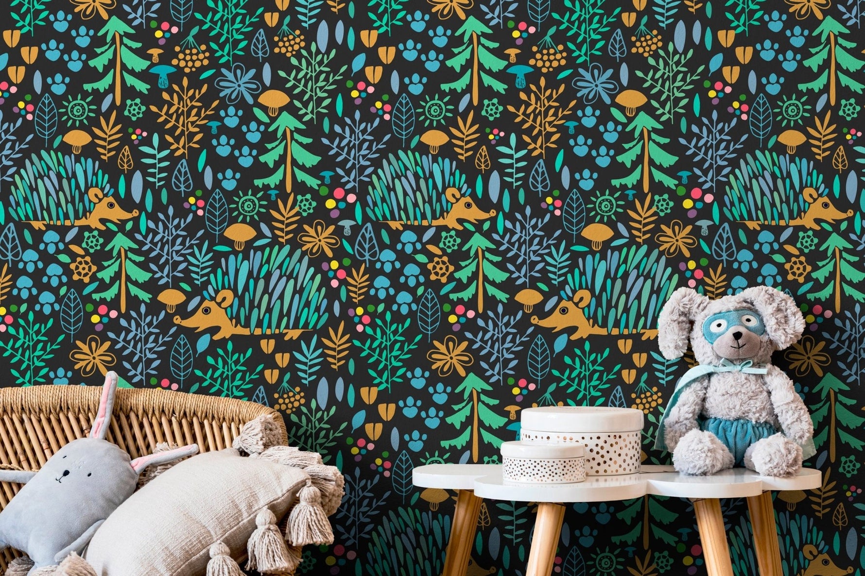 Enchanted Forest Friends Wallpaper - C044 - WallTrend