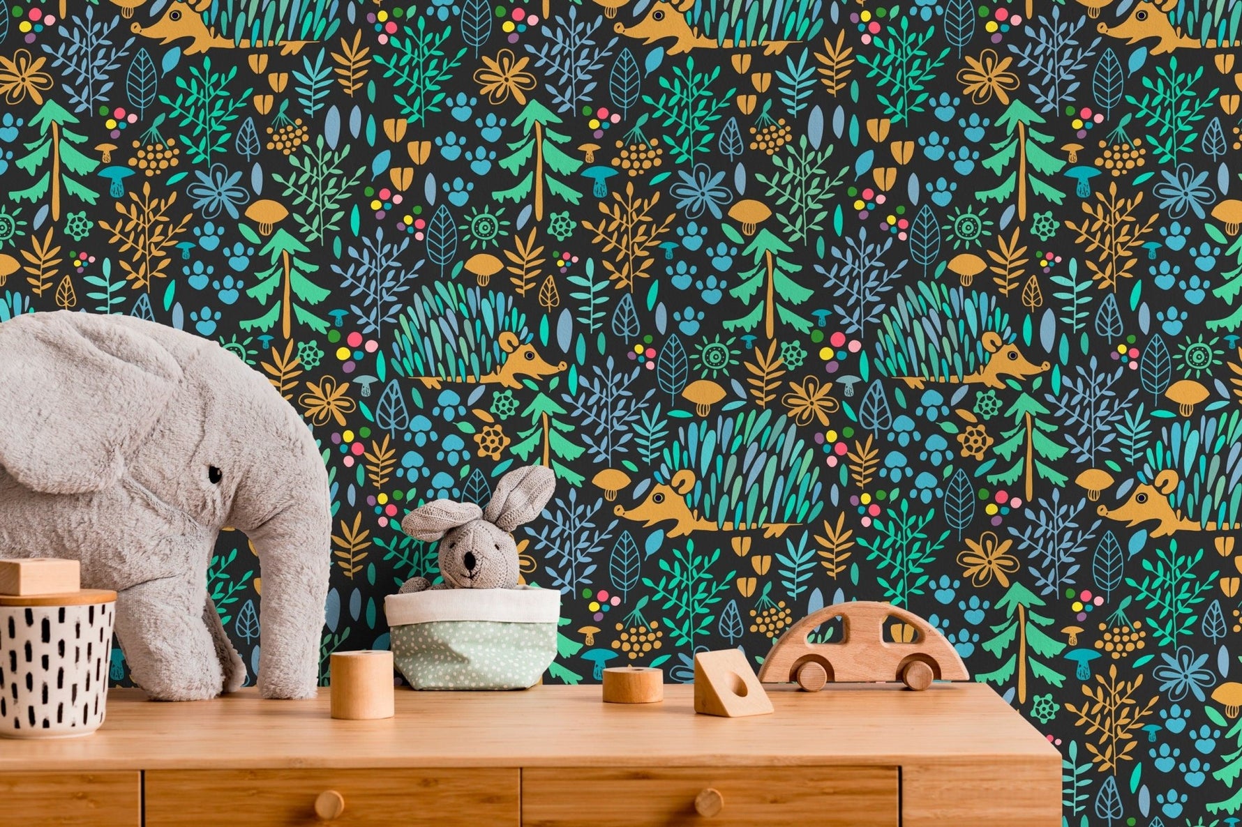 Enchanted Forest Friends Wallpaper - C044 - WallTrend