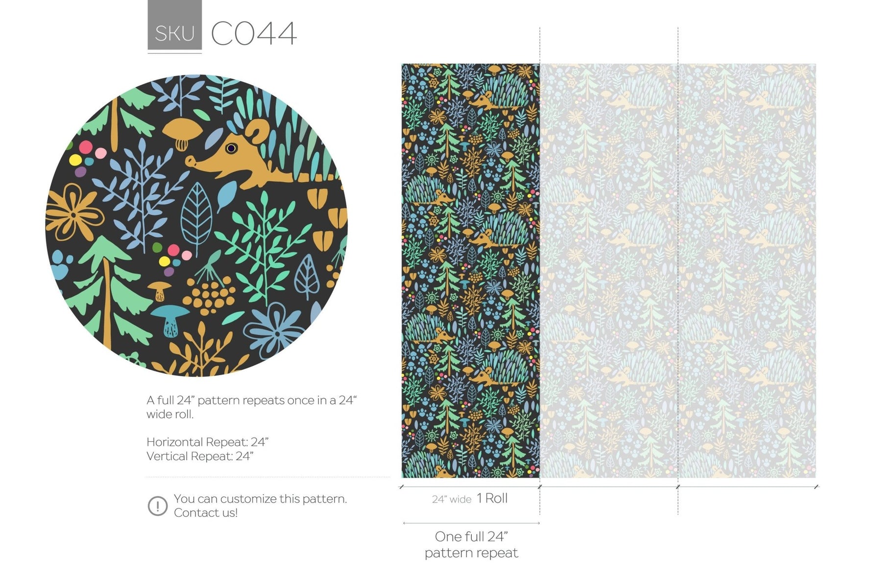 Enchanted Forest Friends Wallpaper - C044 - WallTrend