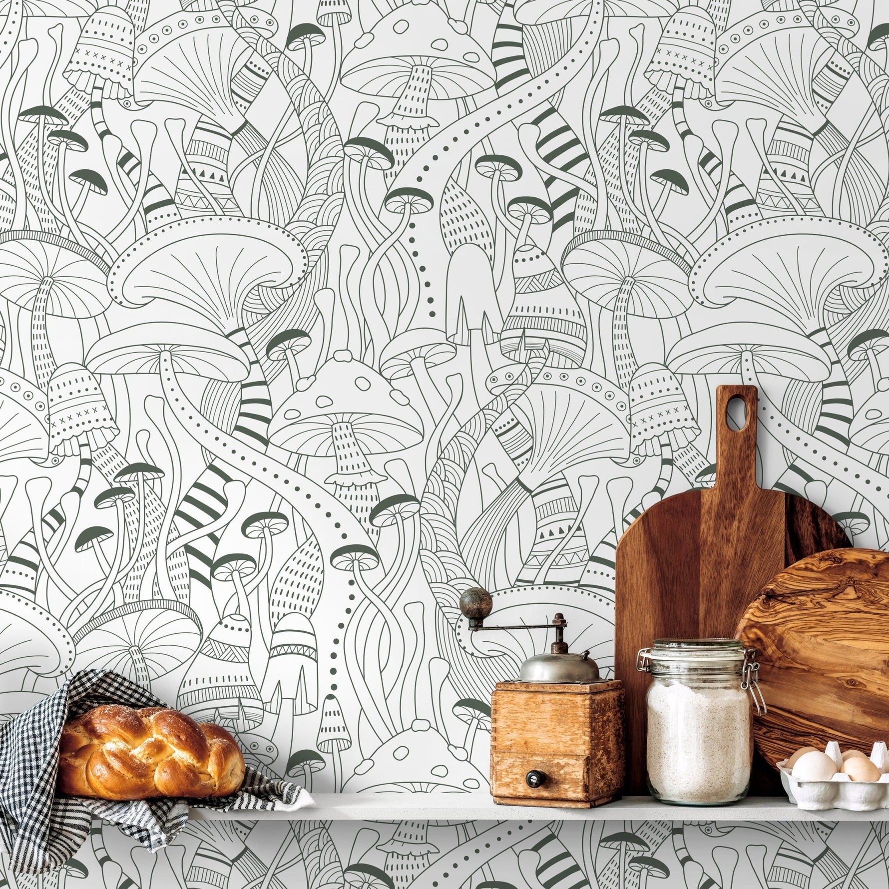 Enchanted Forest Wallpaper - D812 - WallTrend