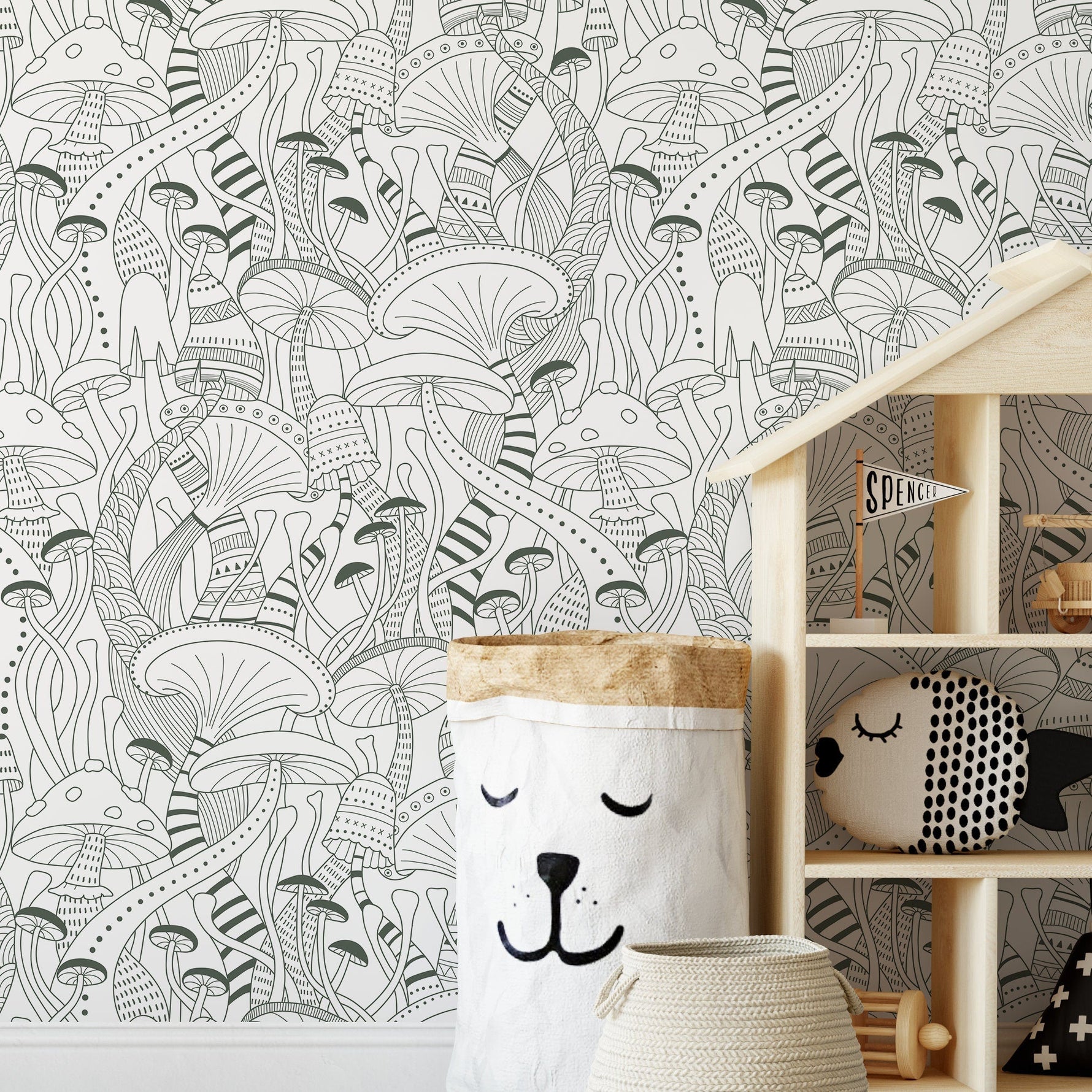 Enchanted Forest Wallpaper - D812 - WallTrend